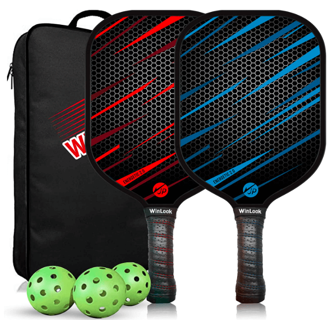 JP WinLook Pickleball Paddle Set of 2, Best Mid-Range Pickleball Paddles